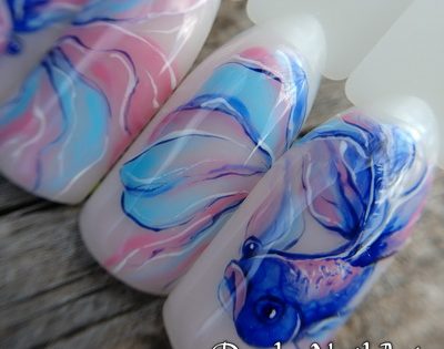 Fish nail art